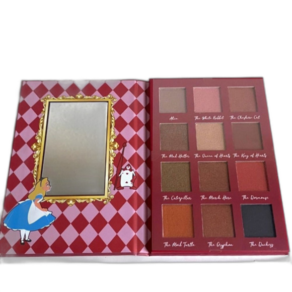 Disney Alice in Wonderland Eyeshadow 12 Shades Palette With Mirror New Sealed - Picture 2 of 9